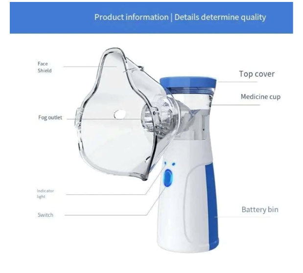Pure Breath™ Rechargeable Portable Nebulizer